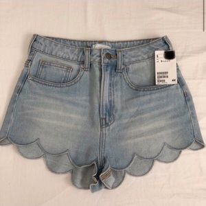 Denim shorts